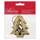 Wooden Hanging Decoration - Cutout Tree